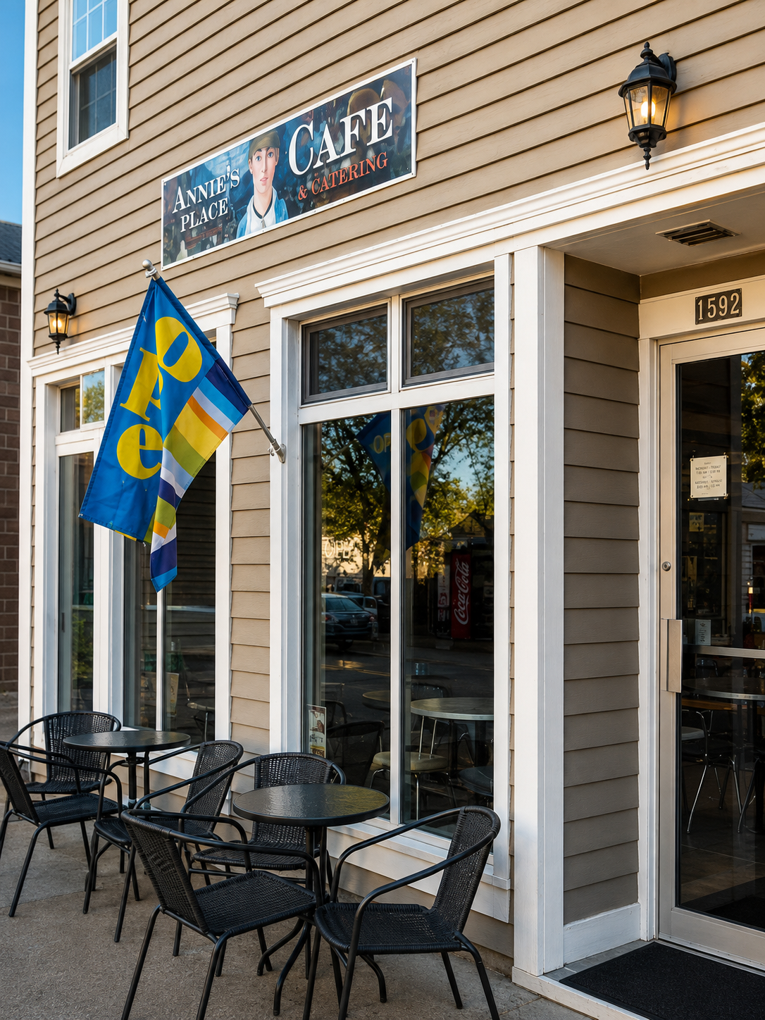 The Queen Street exterior of Annie's Place Cafe